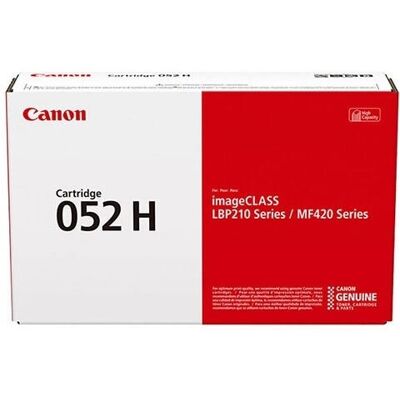 Canon 052H Dobbeltdel Laser Tonerpatron - Svart - Høy kapasitet Canon 052H Dobbeltdel Laser Tonerpatron - Svart - Høy kapasitet
