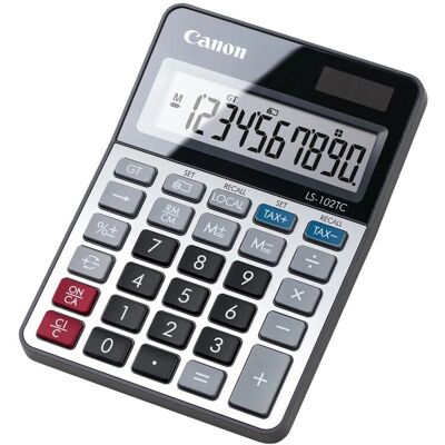 Canon LS-102 TC Basis Desktop Rekenmachine - Rekenmachine Canon LS-102 TC Basis Desktop Rekenmachine - Rekenmachine