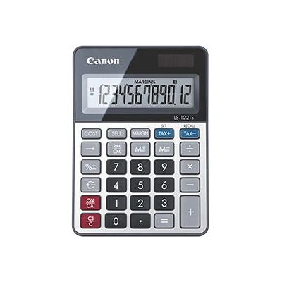 Canon LS-122TS Calculator - Desktop Display - Grey Canon LS-122TS Calculator - Desktop Display - Grey