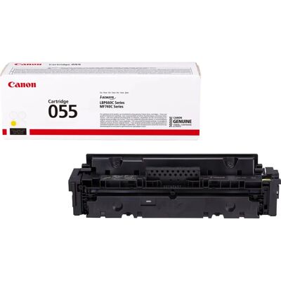 Canon 055 Κίτρινη Toner Cartridge - Μελάνι εκτυπωτή Canon 055 Κίτρινη Toner Cartridge - Μελάνι εκτυπωτή