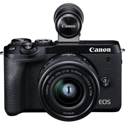 Canon M6 Mark II - Appareil photo sans miroir - 32,5 MP - Noir Canon M6 Mark II - Appareil photo sans miroir - 32,5 MP - Noir
