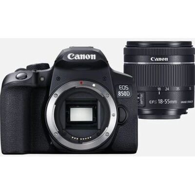 Canon EOS 850D - Digitalkamera mit EF-S 18-55mm Objektiv - Schwarz Canon EOS 850D - Digitalkamera mit EF-S 18-55mm Objektiv - Schwarz