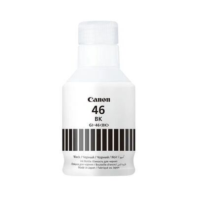 Canon GI-46BK Alkuperäinen mustesuppilo - 6000 sivua Canon GI-46BK Alkuperäinen mustesuppilo - 6000 sivua