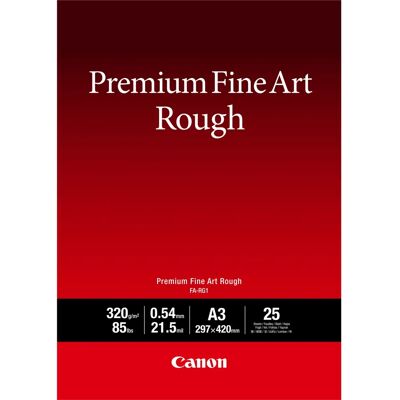 Canon 4562C003 Fotopapir - Premium Fine Art Grov, A3, 25 ark Canon 4562C003 Fotopapir - Premium Fine Art Grov, A3, 25 ark