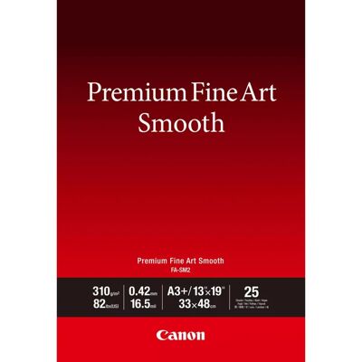 Canon FA-SM2 A3+ Hvit Fine Art Fotopapir - Fotopapier Canon FA-SM2 A3+ Hvit Fine Art Fotopapir - Fotopapier