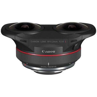 Canon RF 5.2mm F2.8L Dual Fisheye - Vidvinkellinse för VR Canon RF 5.2mm F2.8L Dual Fisheye - Vidvinkellinse för VR