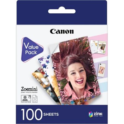 Papier fotograficzny ZINK Canon - 100 Arkuszy Papier fotograficzny ZINK Canon - 100 Arkuszy