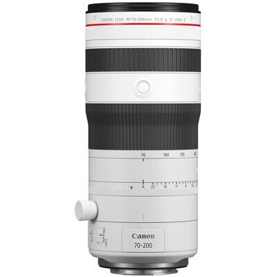 Canon RF 70-200 mm f2.8 L IS USM Z - Blanc - Publicité Canon RF 70-200 mm f2.8 L IS USM Z - Blanc - Publicité