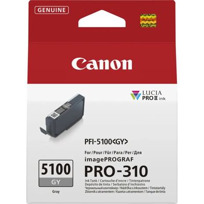Canon PFI-5100 GY Grey Ink Cartridge Canon PFI-5100 GY Grey Ink Cartridge