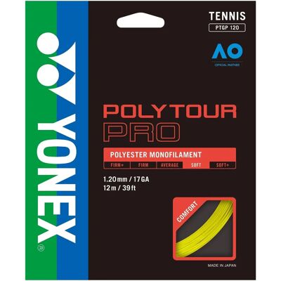 Yonex PolyTour Pro 1,30 mm Fekete Tenisz Köte - Tennis String Yonex PolyTour Pro 1,30 mm Fekete Tenisz Köte - Tennis String