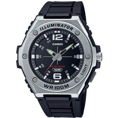 Casio MWA-100H-1AVEF Armbanduhr - Silber & Schwarz Casio MWA-100H-1AVEF Armbanduhr - Silber & Schwarz