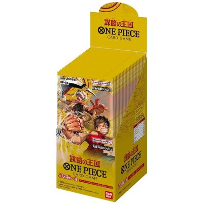 Bandai One Piece Kartenspiel - Kingdom Of Intrigue OP-04 Booster Box - Japanisch Bandai One Piece Kartenspiel - Kingdom Of Intrigue OP-04 Booster Box - Japanisch