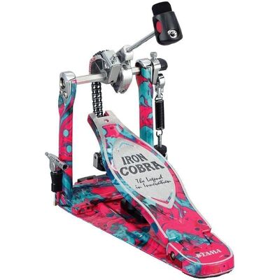 Tama Iron Cobra 900 Limitowana edycja Marble Coral Swirl Pedał - Pedał Tama Iron Cobra 900 Limitowana edycja Marble Coral Swirl Pedał - Pedał