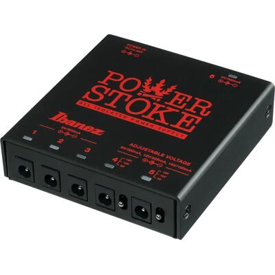 Ibanez Power Stoke Guitar Pedal Power Supply - 6 Isolated Outputs Ibanez Power Stoke Guitar Pedal Power Supply - 6 Isolated Outputs