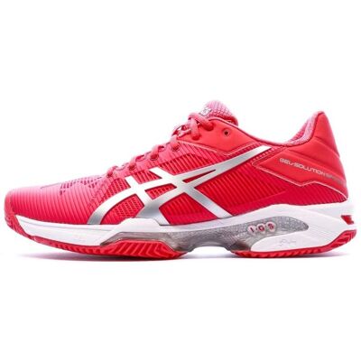 Asics Gel-Solution Speed 3 Klei Roze Vrouwen Padel Trainers - E651N 1993 Asics Gel-Solution Speed 3 Klei Roze Vrouwen Padel Trainers - E651N 1993
