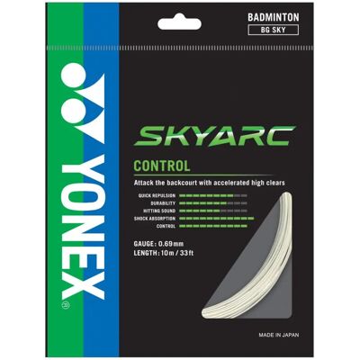 Cordes de badminton Yonex Skyarc 10 M - Blanc - Publicité Cordes de badminton Yonex Skyarc 10 M - Blanc - Publicité