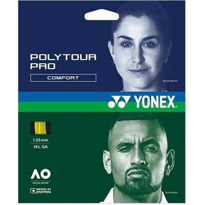 Yonex Poly Tour Pro - Żółty - 12 m - 1.20/1.30 - Struna Yonex Poly Tour Pro - Żółty - 12 m - 1.20/1.30 - Struna