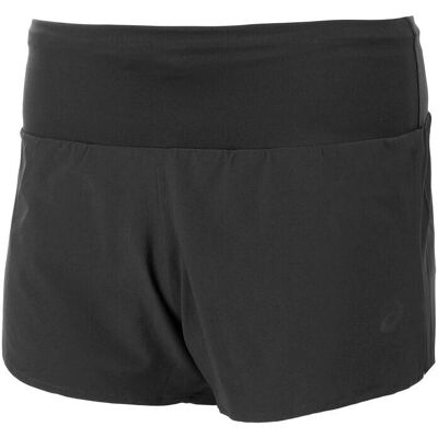 Asics Damen 4-Zoll Icon Laufshorts - Schwarz/Grau - Laufshorts Asics Damen 4-Zoll Icon Laufshorts - Schwarz/Grau - Laufshorts