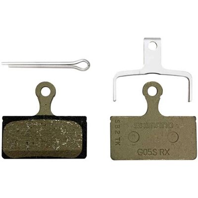 Pastilhas de freio de disco Shimano G05S-RX - Preto/Prata - Pastilhas de freio de disco Pastilhas de freio de disco Shimano G05S-RX - Preto/Prata - Pastilhas de freio de disco