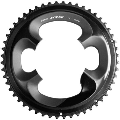 Shimano 105 R7000 Chainring - 53T Black - Road Bike Part Shimano 105 R7000 Chainring - 53T Black - Road Bike Part