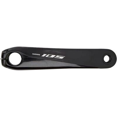 Shimano 105 - Left Pedalarm - 172.5mm - Splined fit - Black - Crankset Shimano 105 - Left Pedalarm - 172.5mm - Splined fit - Black - Crankset