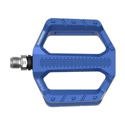 Shimano PD-EF202 MTB Platte Pedalen - Blauw - Pedalen Shimano PD-EF202 MTB Platte Pedalen - Blauw - Pedalen