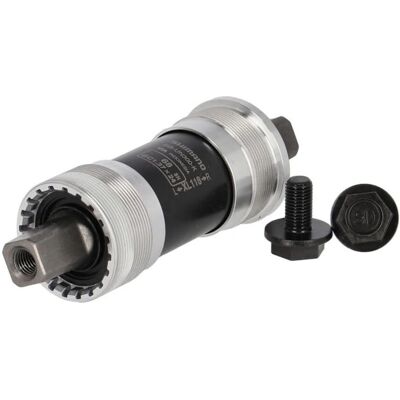 Shimano UN300 Boîtier de Pédalier à FilBritannique - Argent - VTT - 68mm 118mm Shimano UN300 Boîtier de Pédalier à FilBritannique - Argent - VTT - 68mm 118mm