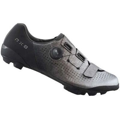 Shimano RX801 SPD Fahrradschuhe - Silber - EU 47 - Gravel Rennen Shimano RX801 SPD Fahrradschuhe - Silber - EU 47 - Gravel Rennen