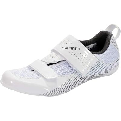 Zapatos de Ciclismo Triatlón Shimano TR5 para Mujeres - Blanco - UE 42 Zapatos de Ciclismo Triatlón Shimano TR5 para Mujeres - Blanco - UE 42