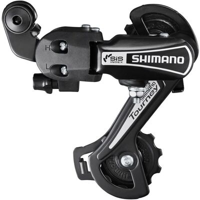 Shimano Tourney RD-TY21 6-Speed Rear Derailleur - Black Shimano Tourney RD-TY21 6-Speed Rear Derailleur - Black