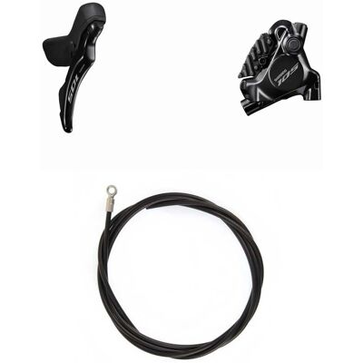 Shimano R7100 Hydrauliska skivbromsset - Dubbla kolv, Svart Shimano R7100 Hydrauliska skivbromsset - Dubbla kolv, Svart