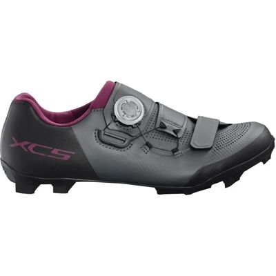 Shimano Dames XC5W (XC502W) MTB Schoenen - Grijs - Fietsschoenen Shimano Dames XC5W (XC502W) MTB Schoenen - Grijs - Fietsschoenen