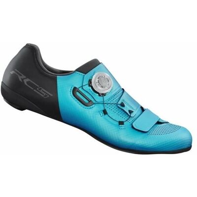 Shimano SH-Rc502 Chaussures de route - Turquoise - Unisex - Publicité Shimano SH-Rc502 Chaussures de route - Turquoise - Unisex - Publicité