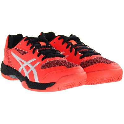 Asics Gel-Padel Exclusive 5 SG Dames Oranje Trainers - Padel Sport Schoenen Asics Gel-Padel Exclusive 5 SG Dames Oranje Trainers - Padel Sport Schoenen