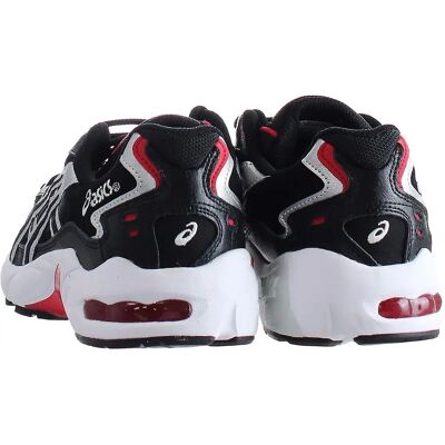 Asics Gel-Kayano 5 OG Lace-Up Black Synthetic Mens Trainers Asics Gel-Kayano 5 OG Lace-Up Black Synthetic Mens Trainers