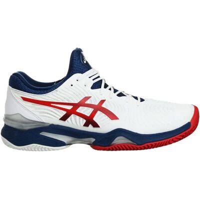 Asics Witte Gravel Tennis Schoenen - Mannen Model 1041A082_102 Asics Witte Gravel Tennis Schoenen - Mannen Model 1041A082_102