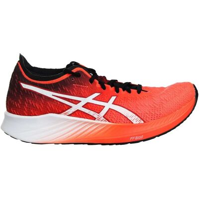 Asics Magic Speed Veterschoenen Rood Synthetisch Dames Hardloopschoenen - Loopspullen Asics Magic Speed Veterschoenen Rood Synthetisch Dames Hardloopschoenen - Loopspullen