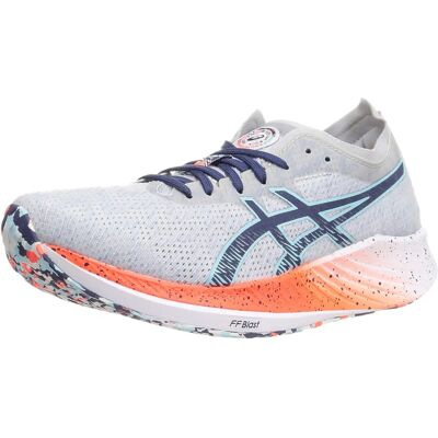 Asics Magic Speed Grijze Hardloopschoenen - Mannen Asics Magic Speed Grijze Hardloopschoenen - Mannen