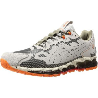 Asics Gel-Quantum 360 6 Grijze Synthetische Heren Trainers Asics Gel-Quantum 360 6 Grijze Synthetische Heren Trainers