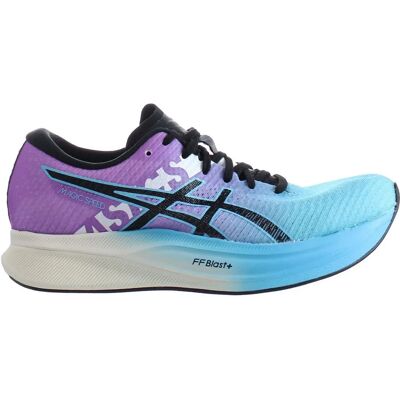 Asics Magic Speed 2 Ekiden Veterschoenen blauw synthetisch dames Asics Magic Speed 2 Ekiden Veterschoenen blauw synthetisch dames