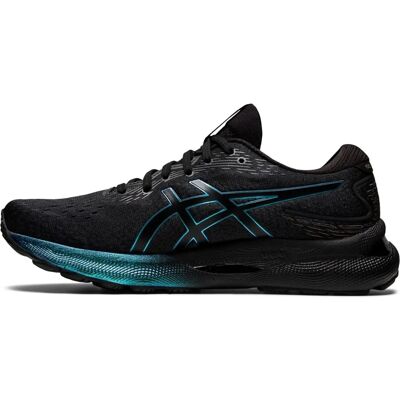 Asics Gel-Nimbus 24 Platinum Hardloopschoenen - Zwart - Impactbescherming Asics Gel-Nimbus 24 Platinum Hardloopschoenen - Zwart - Impactbescherming