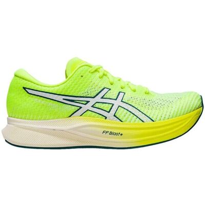 Asics Magic Speed 2 Groene Hardloopschoenen - Vrouwen Asics Magic Speed 2 Groene Hardloopschoenen - Vrouwen