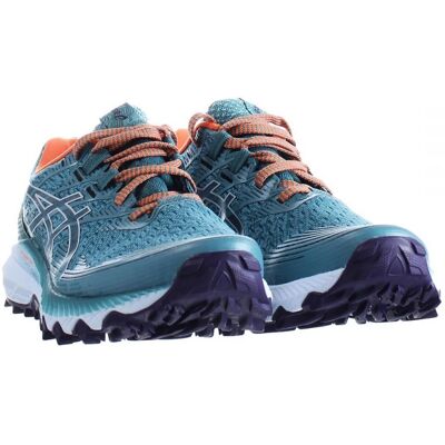 Asics Gel-Trabuco 10 Blauwe Trail-Schoenen - Trainer Asics Gel-Trabuco 10 Blauwe Trail-Schoenen - Trainer