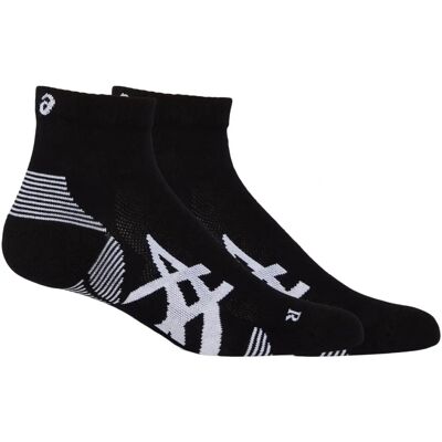 Asics Cushion Run Quarter Socks - Schwarz - Socken Asics Cushion Run Quarter Socks - Schwarz - Socken