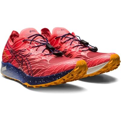 Asics Dames FUJI SPEED Trail Schoenen - Papaya/Indigo Blue Asics Dames FUJI SPEED Trail Schoenen - Papaya/Indigo Blue