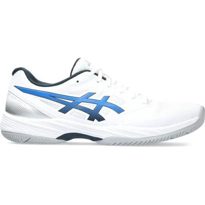 Asics Gelcourt Hunter 3 Wit/Blauw - Squash schoenen Asics Gelcourt Hunter 3 Wit/Blauw - Squash schoenen