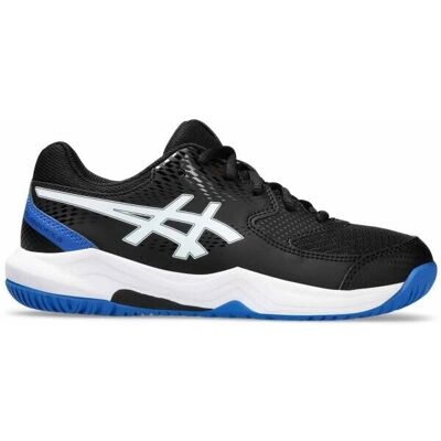 Asics Gel-Dedicate 8 GS - Schwarz/Tuna Blue Tennisschuhe für Kinder Asics Gel-Dedicate 8 GS - Schwarz/Tuna Blue Tennisschuhe für Kinder