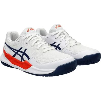 ASICS Gel-Resolution 9 GS - Biały/Granat - 39.5 - Buty tenisowe unisex ASICS Gel-Resolution 9 GS - Biały/Granat - 39.5 - Buty tenisowe unisex