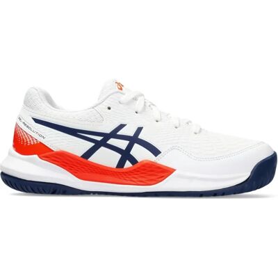 Asics Gel-Resolution 9 GS - biały/niebieski Buty tenisowe Asics Gel-Resolution 9 GS - biały/niebieski Buty tenisowe