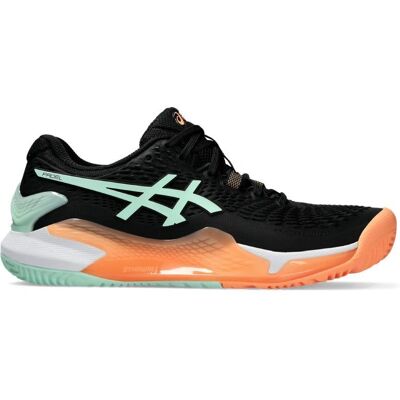 Asics Gel-Resolution 9 Fekete/Menta - Padel Cipők Asics Gel-Resolution 9 Fekete/Menta - Padel Cipők